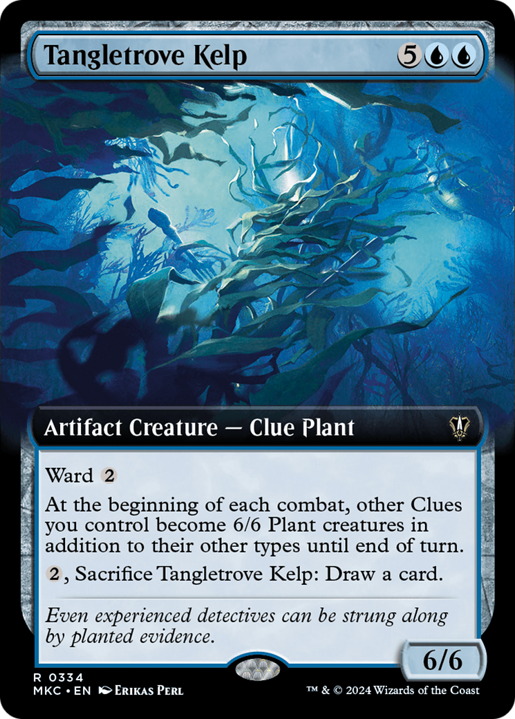 Tangletrove Kelp (Extended Art) [Murders at Karlov Manor Commander] | Anubis Games and Hobby