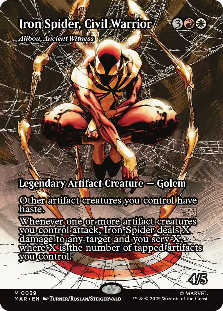 Iron Spider, Civil Warrior - Alibou, Ancient Witness [Marvel Universe: Eternal-Legal] | Anubis Games and Hobby