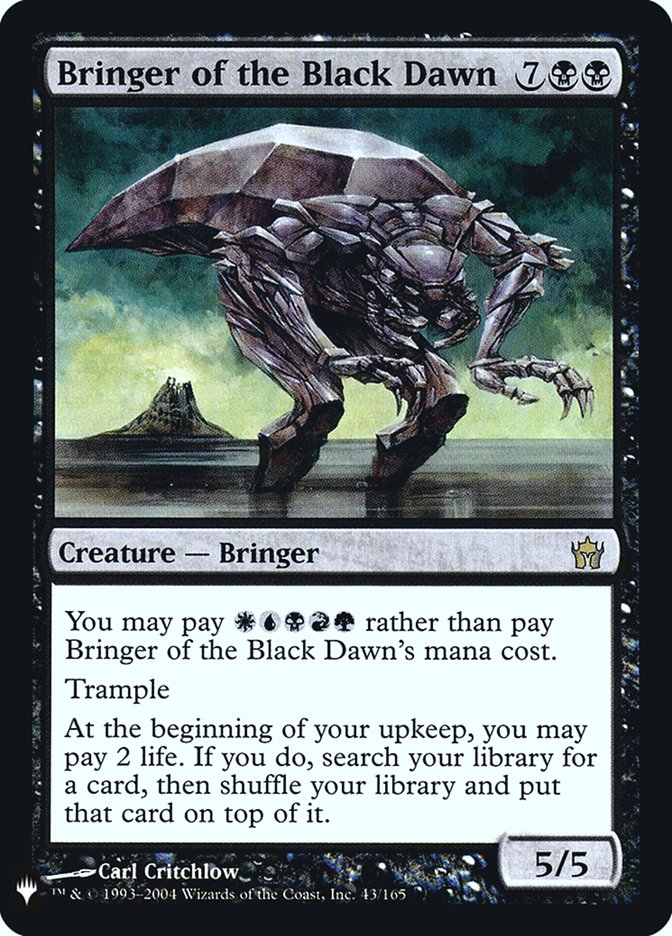 Bringer of the Black Dawn [Mystery Booster] | Anubis Games and Hobby