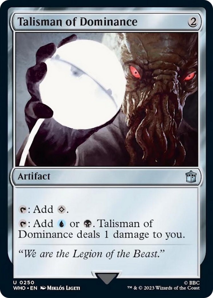 Talisman of Dominance [Doctor Who] | Anubis Games and Hobby