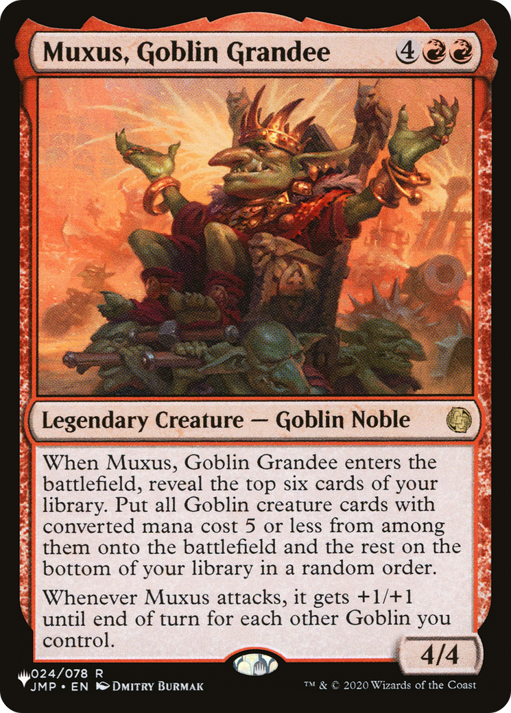 Muxus, Goblin Grandee [The List Reprints] | Anubis Games and Hobby