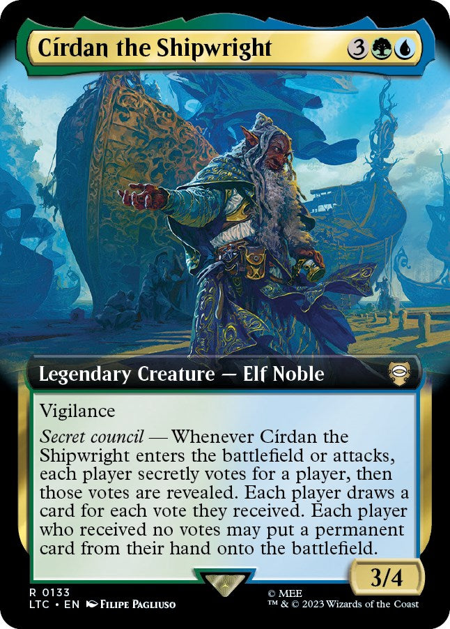 Cirdan the Shipwright (Extended Art) [The Lord of the Rings: Tales of Middle-Earth Commander] | Anubis Games and Hobby