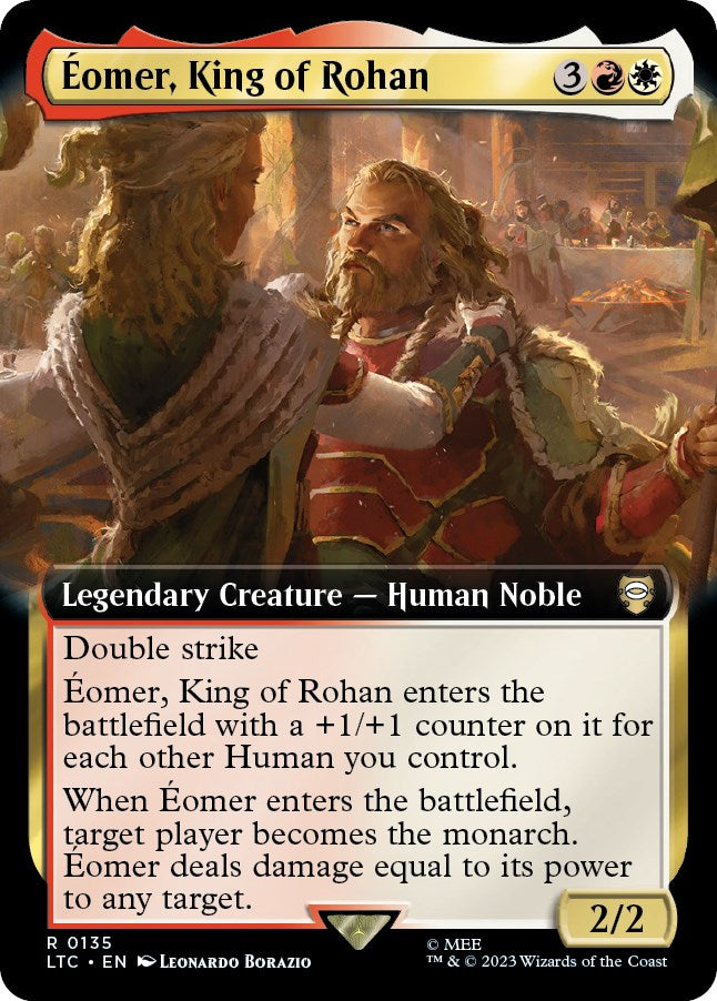 Eomer, King of Rohan (Extended Art) [The Lord of the Rings: Tales of Middle-Earth Commander] | Anubis Games and Hobby