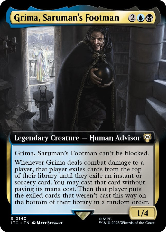 Grima, Saruman's Footman (Extended Art) [The Lord of the Rings: Tales of Middle-Earth Commander] | Anubis Games and Hobby