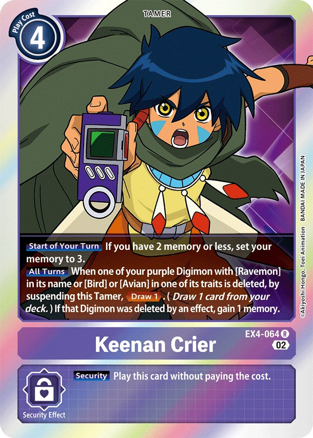 Keenan Crier [EX4-064] [Alternative Being Booster] | Anubis Games and Hobby