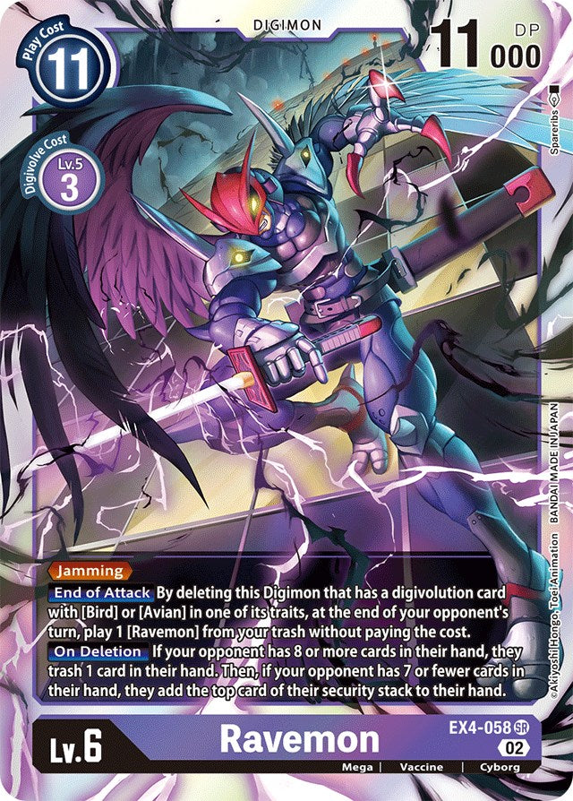 Ravemon [EX4-058] [Alternative Being Booster] | Anubis Games and Hobby