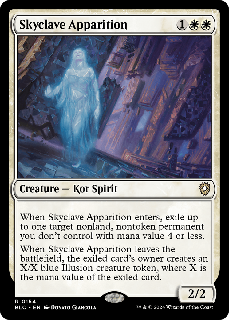 Skyclave Apparition [Bloomburrow Commander] | Anubis Games and Hobby