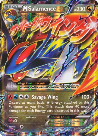 M Salamence EX (XY171) (Jumbo Card) [XY: Black Star Promos] | Anubis Games and Hobby