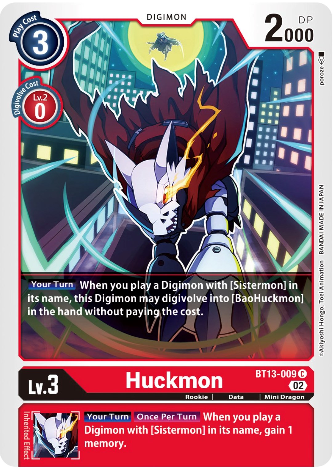 Huckmon [BT13-009] [Versus Royal Knights Booster] | Anubis Games and Hobby