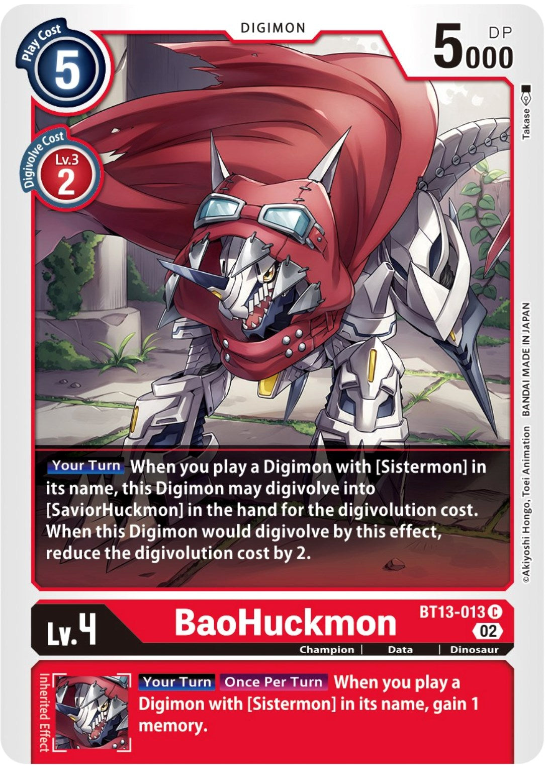 BaoHuckmon [BT13-013] [Versus Royal Knights Booster] | Anubis Games and Hobby