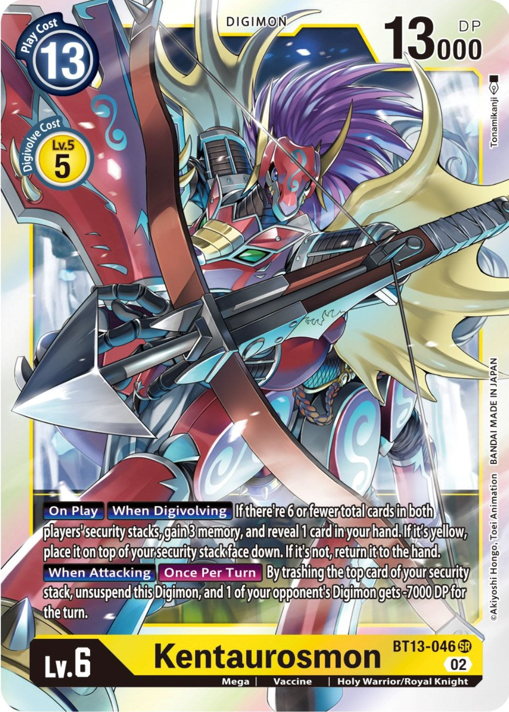 Kentaurosmon [BT13-046] [Versus Royal Knights Booster] | Anubis Games and Hobby