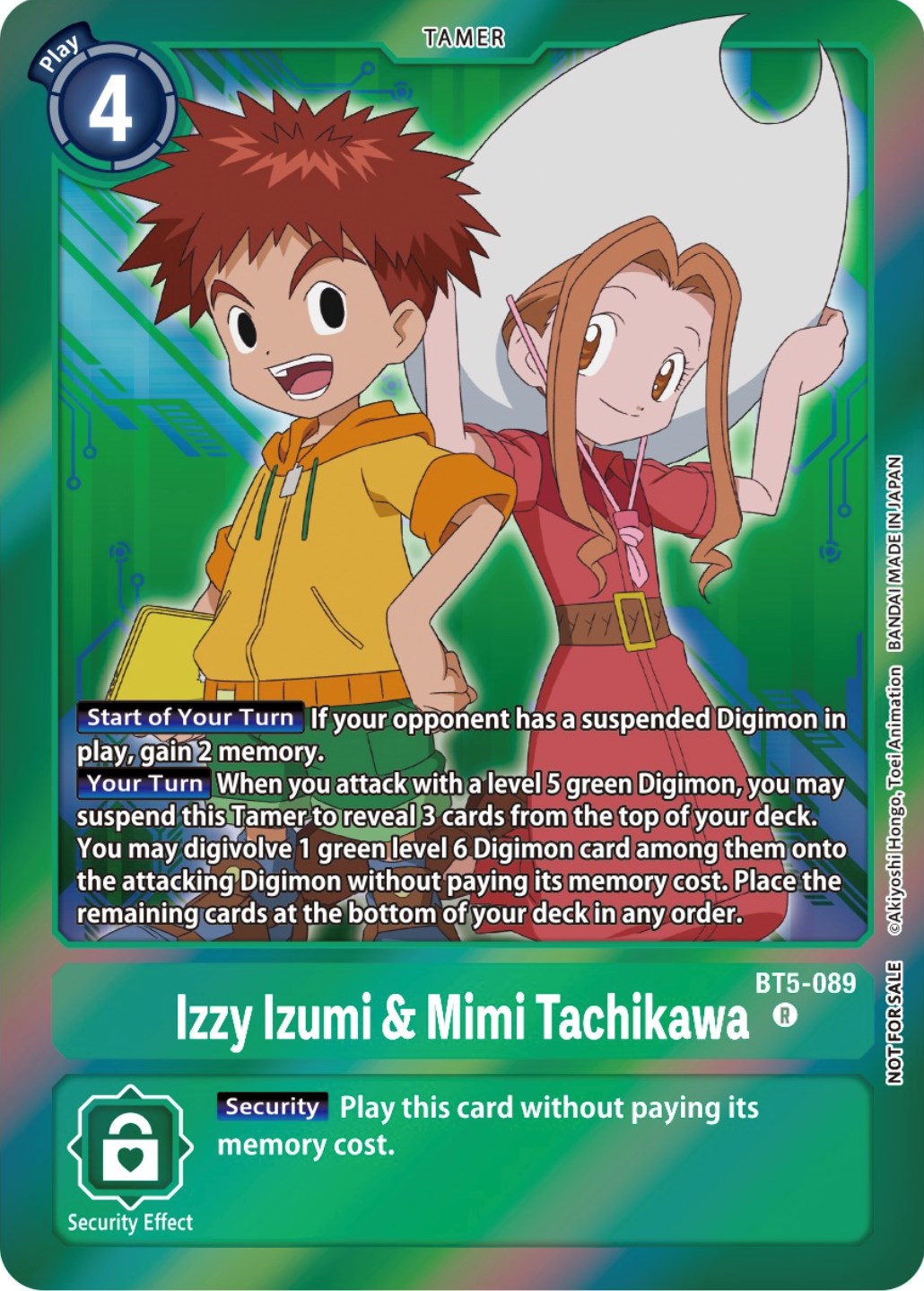 Izzy Izumi & Mimi Tachikawa [BT5-089] (Event Pack 5) [Battle of Omni Promos] | Anubis Games and Hobby