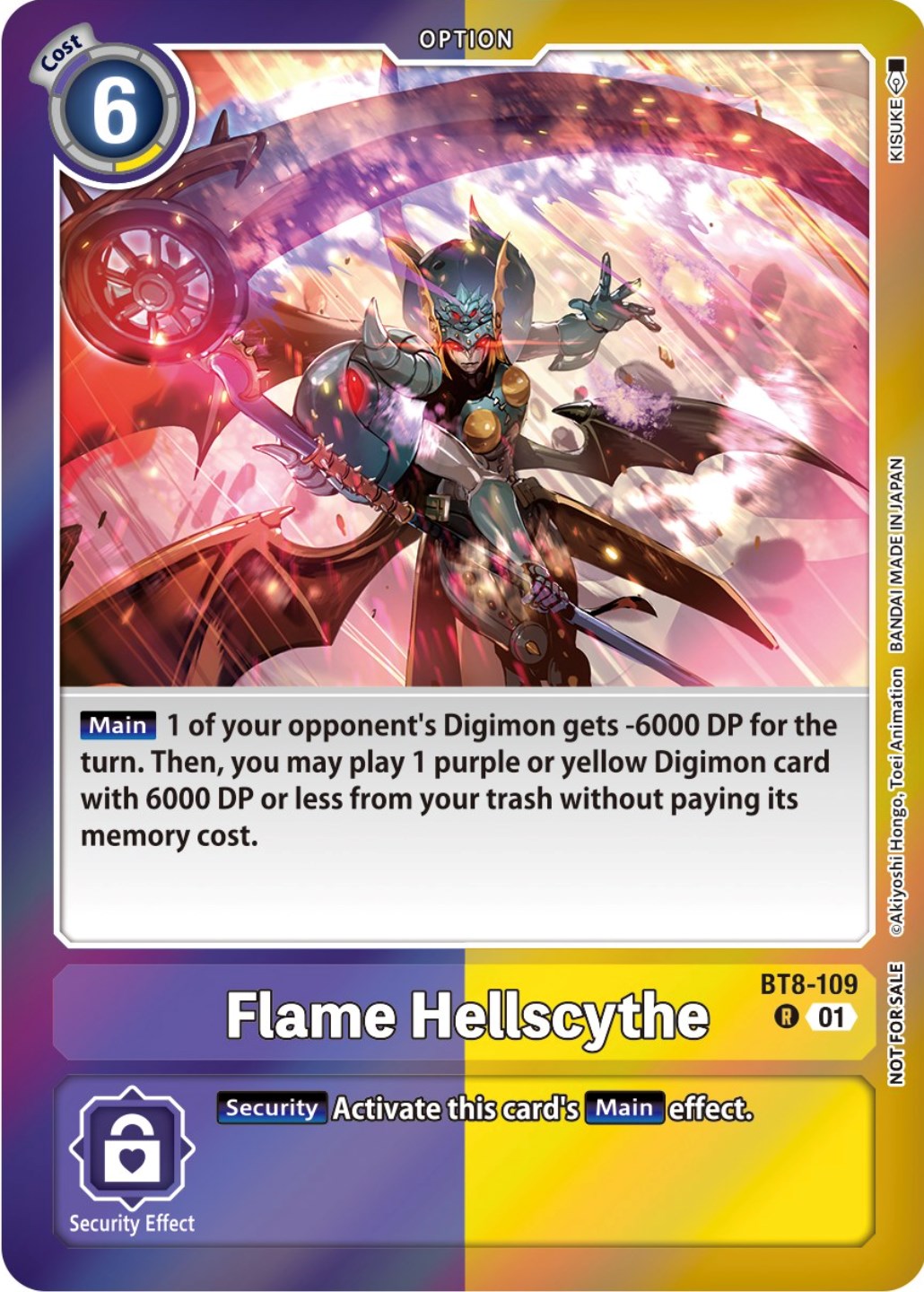 Flame Hellscythe [BT8-109] (Event Pack 5) [New Awakening Promos] | Anubis Games and Hobby