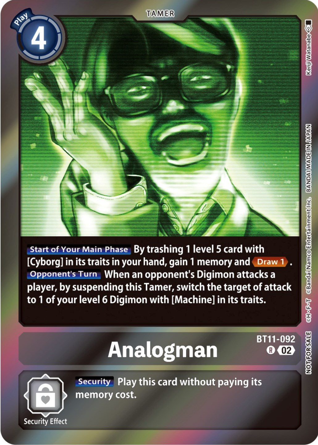 Analogman [BT11-092] (Event Pack 5) [Dimensional Phase Promos] | Anubis Games and Hobby