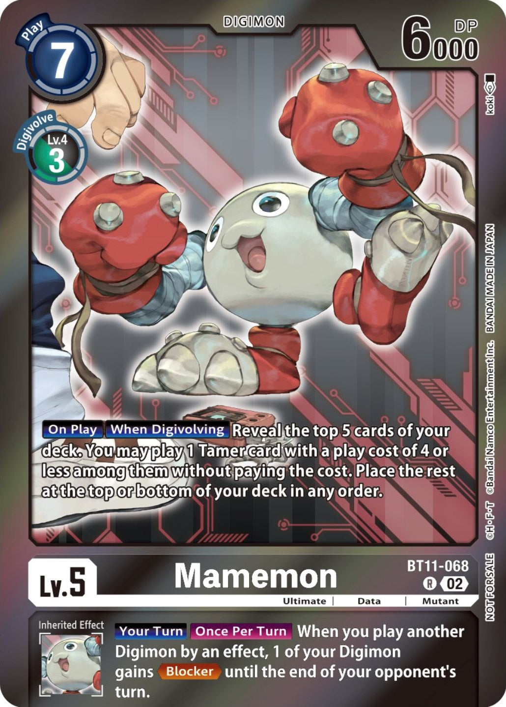 Mamemon [BT11-068] (Event Pack 5) [Dimensional Phase Promos] | Anubis Games and Hobby