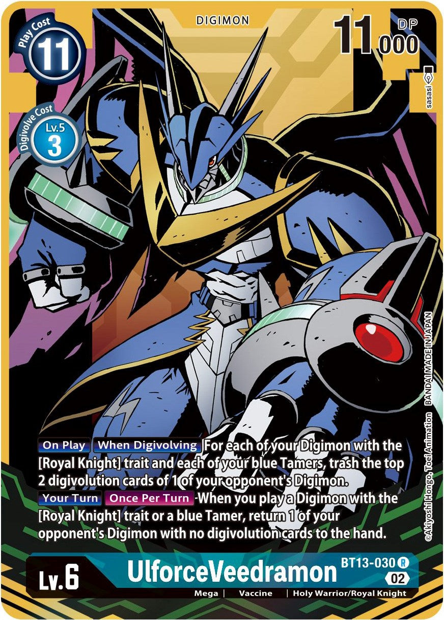 UlforceVeedramon [BT13-030] (Alternate Art) [Versus Royal Knights Booster] | Anubis Games and Hobby