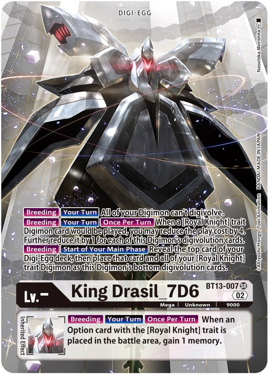 King Drasil_7D6 [BT13-007] (Alternate Art) [Versus Royal Knights Booster] | Anubis Games and Hobby