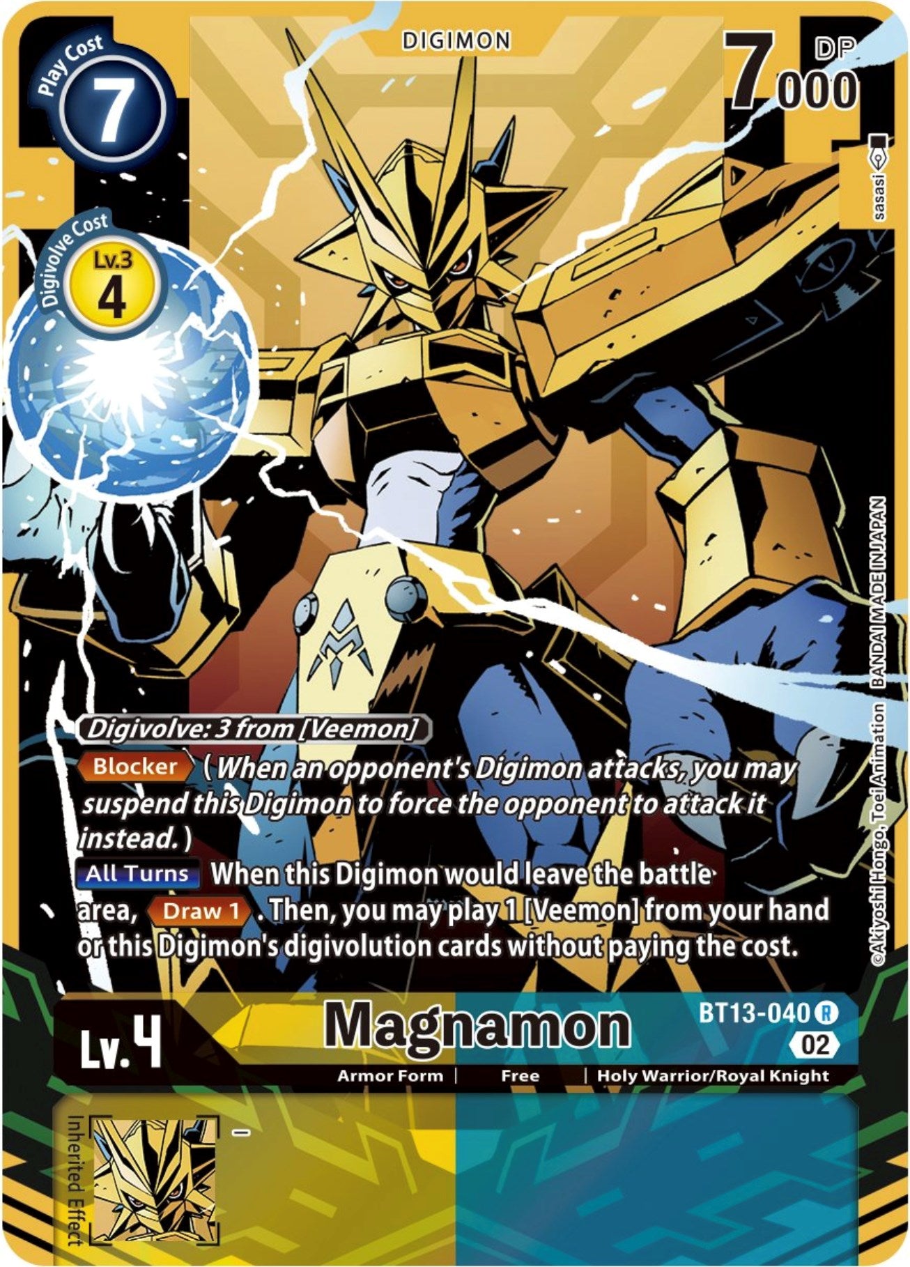 Magnamon [BT13-040] (Alternate Art) [Versus Royal Knights Booster] | Anubis Games and Hobby