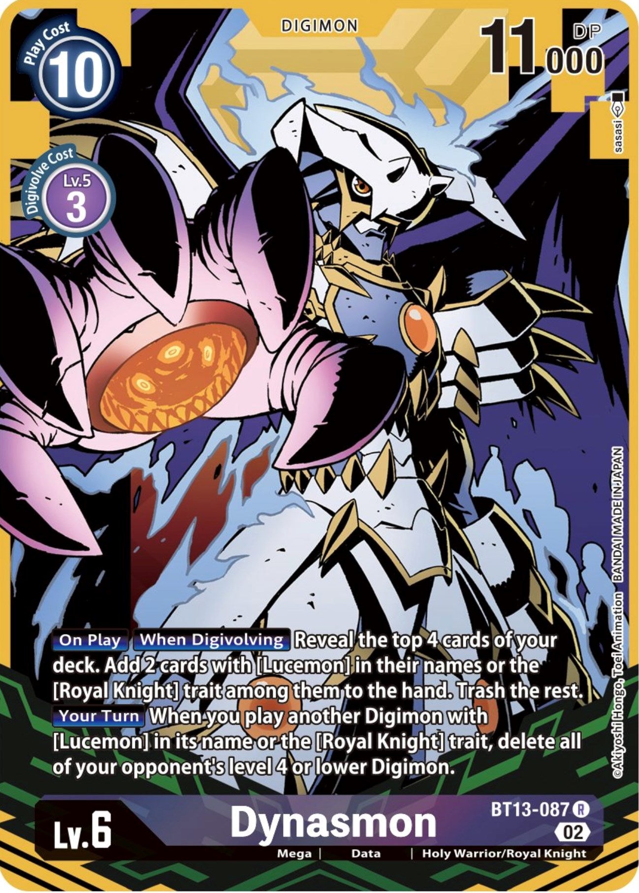 Dynasmon [BT13-087] (Alternate Art) [Versus Royal Knights Booster] | Anubis Games and Hobby