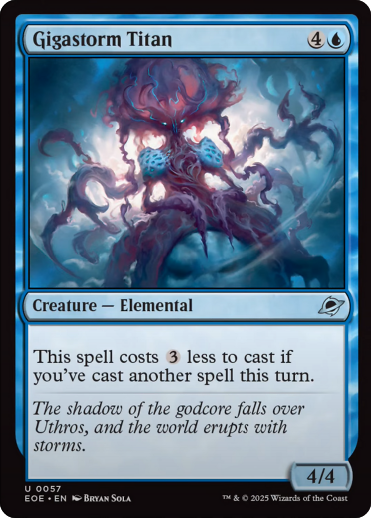 Gigastorm Titan [Edge of Eternities] | Anubis Games and Hobby