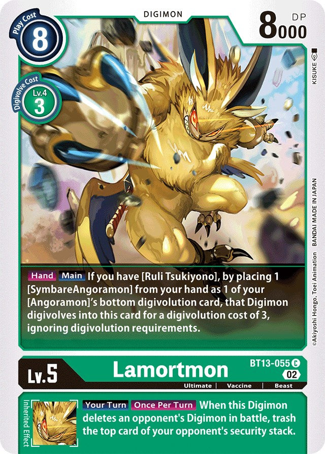 Lamortmon [BT13-055] [Versus Royal Knights Booster] | Anubis Games and Hobby