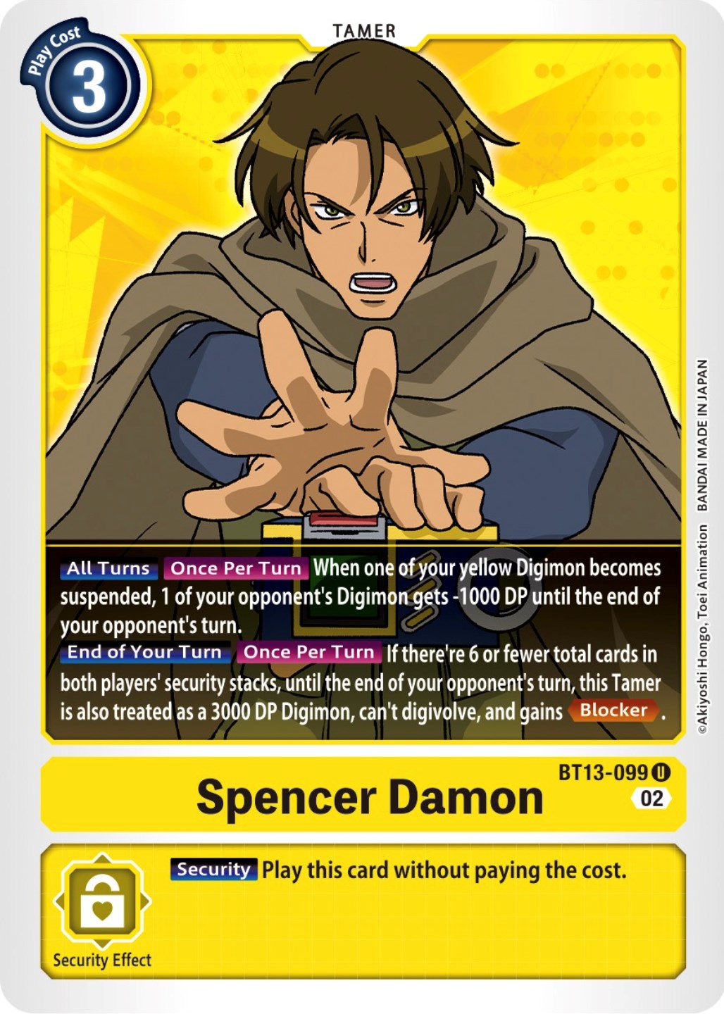 Spencer Damon [BT13-099] [Versus Royal Knights Booster] | Anubis Games and Hobby