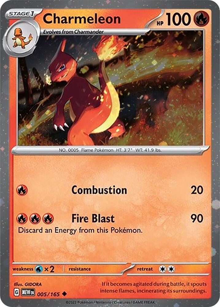 Charmeleon (005) (Cosmos Holo) [Scarlet & Violet: Black Star Promos] | Anubis Games and Hobby