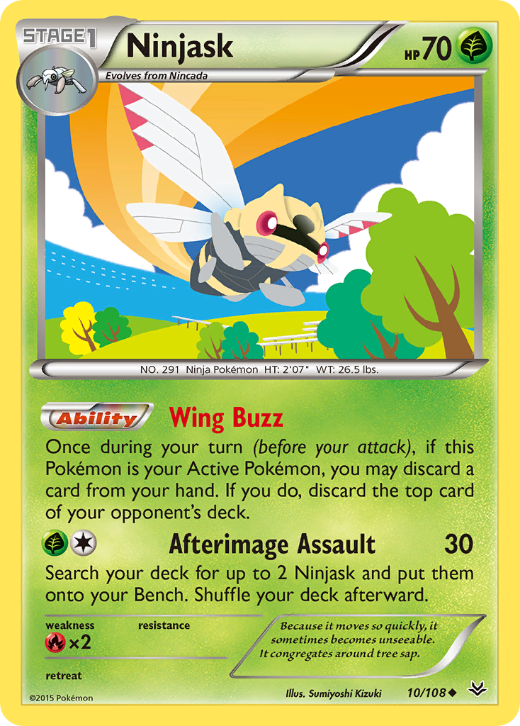 Ninjask (10/108) [XY: Roaring Skies] | Anubis Games and Hobby