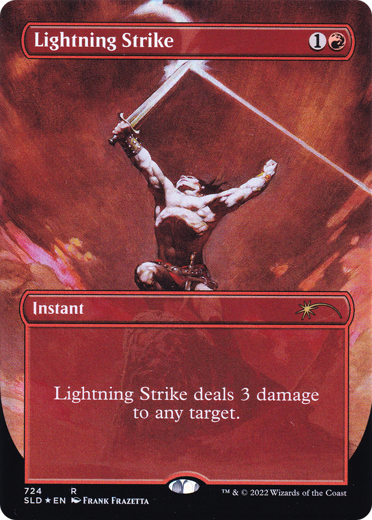 Lightning Strike (Borderless) [Secret Lair Drop Promos] | Anubis Games and Hobby