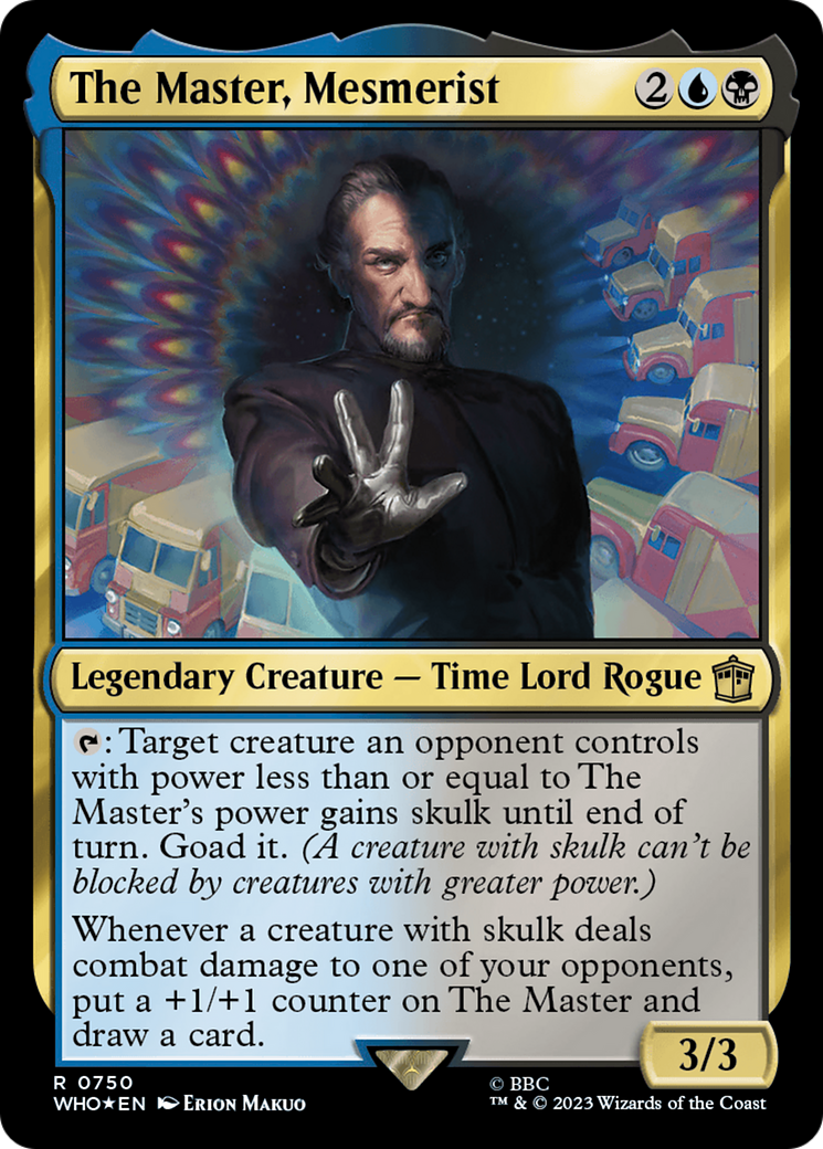 The Master, Mesmerist (Surge Foil) [Doctor Who] | Anubis Games and Hobby