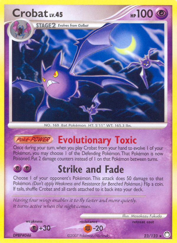 Crobat (23/123) [Diamond & Pearl: Mysterious Treasures] | Anubis Games and Hobby