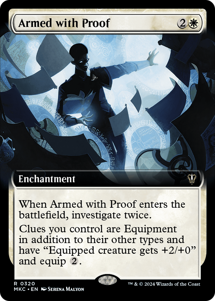 Armed with Proof (Extended Art) [Murders at Karlov Manor Commander] | Anubis Games and Hobby