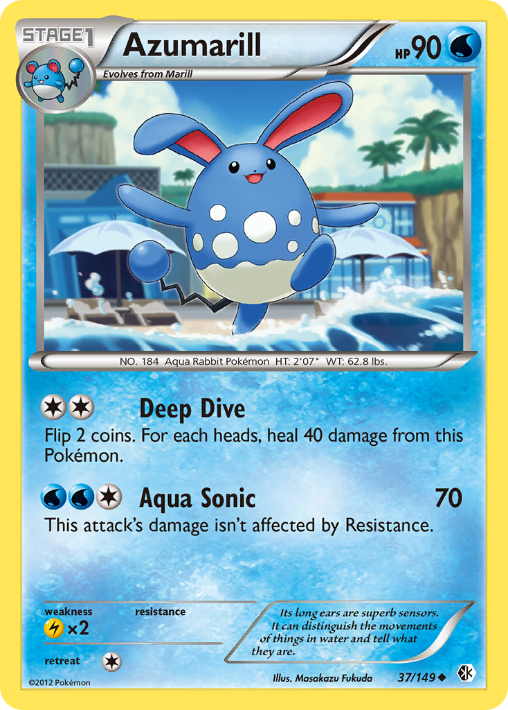 Azumarill (37/149) [Black & White: Boundaries Crossed] | Anubis Games and Hobby