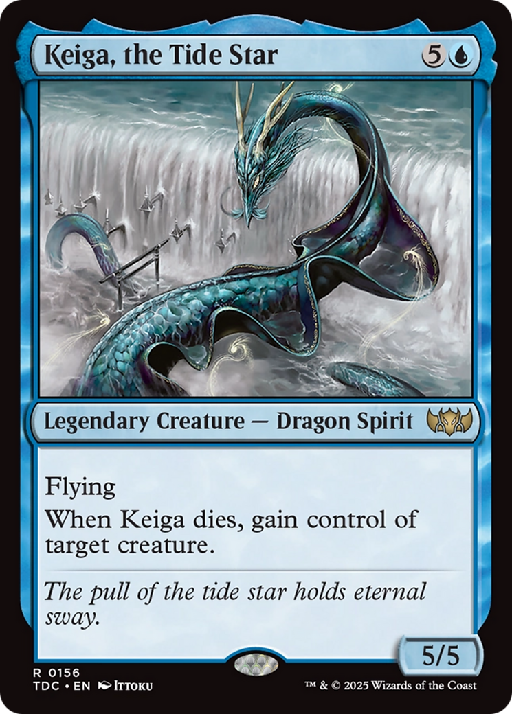 Keiga, the Tide Star [Tarkir: Dragonstorm Commander] | Anubis Games and Hobby