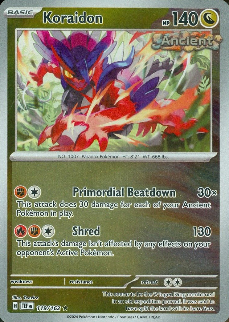 Koraidon (119/162) [Scarlet & Violet: Temporal Forces] | Anubis Games and Hobby