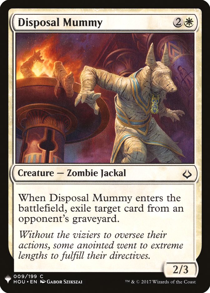 Disposal Mummy [Mystery Booster] | Anubis Games and Hobby