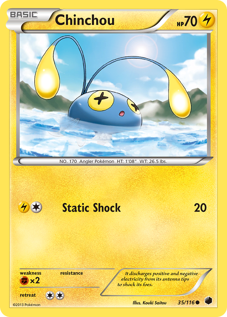 Chinchou (35/116) [Black & White: Plasma Freeze] | Anubis Games and Hobby
