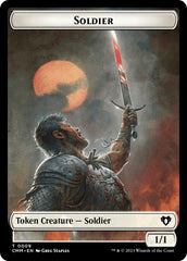 Soldier // Dragon (0020) Double-Sided Token [Commander Masters Tokens] | Anubis Games and Hobby