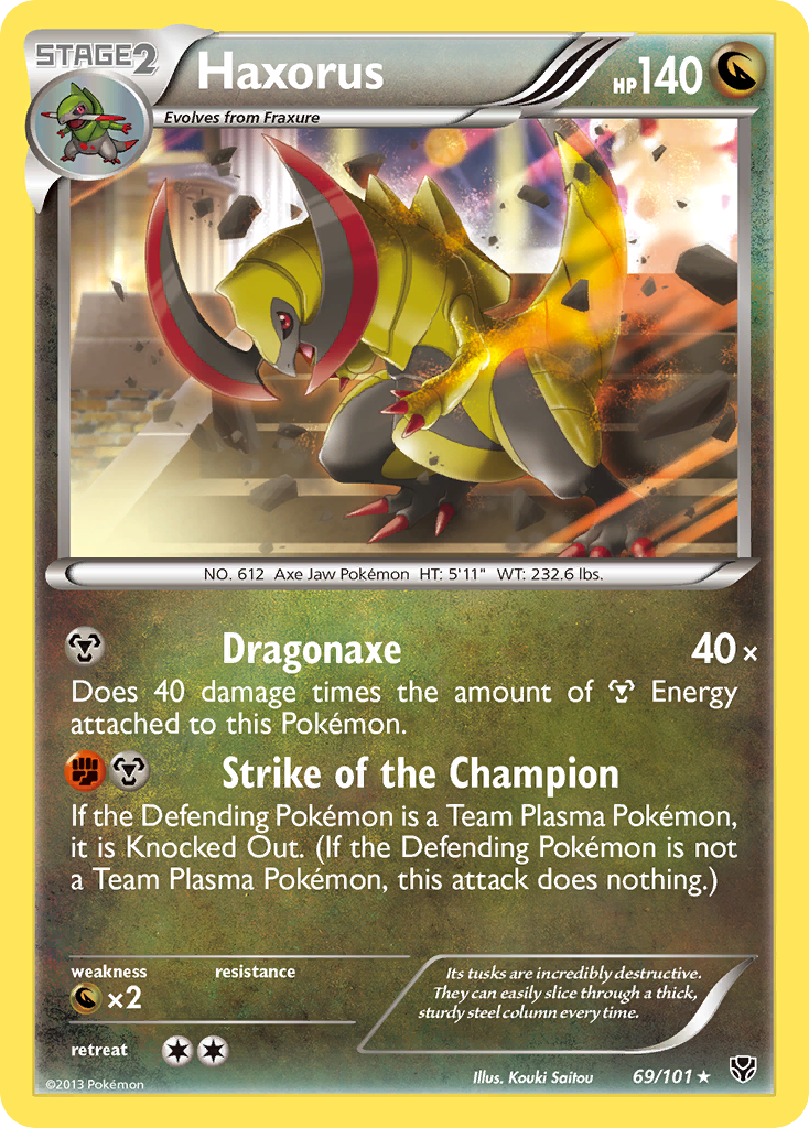 Haxorus (69/101) [Black & White: Plasma Blast] | Anubis Games and Hobby