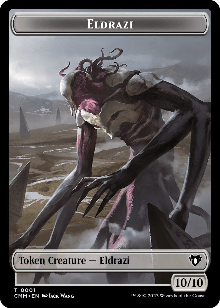 Eldrazi // Cat (0030) Double-Sided Token [Commander Masters Tokens] | Anubis Games and Hobby