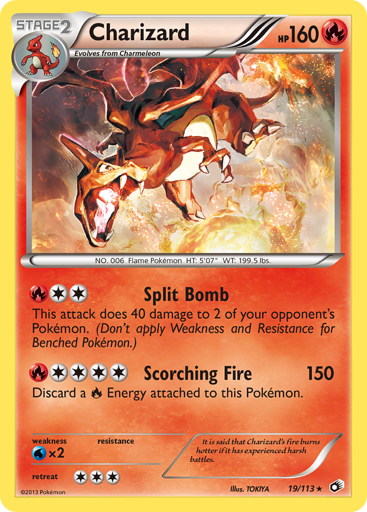 Charizard (19/113) [Black & White: Legendary Treasures] | Anubis Games and Hobby