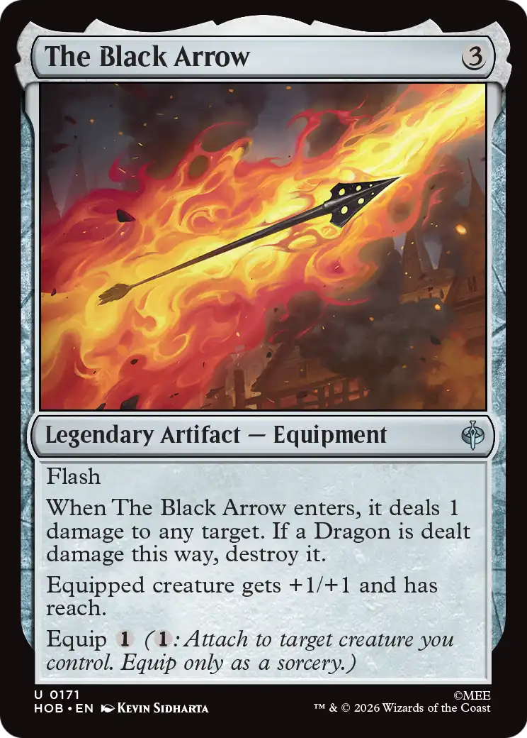 The Black Arrow [The Hobbit] | Anubis Games and Hobby