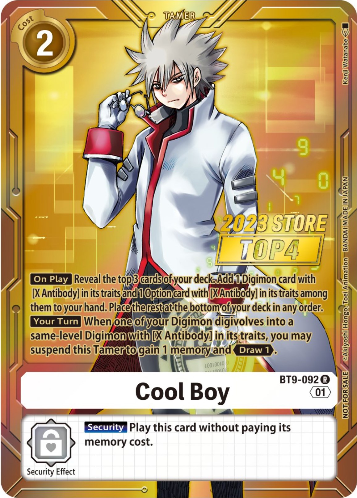 Cool Boy (2023 Store Top 4) [X Record] | Anubis Games and Hobby