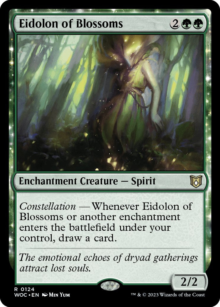 Eidolon of Blossoms [Wilds of Eldraine Commander] | Anubis Games and Hobby