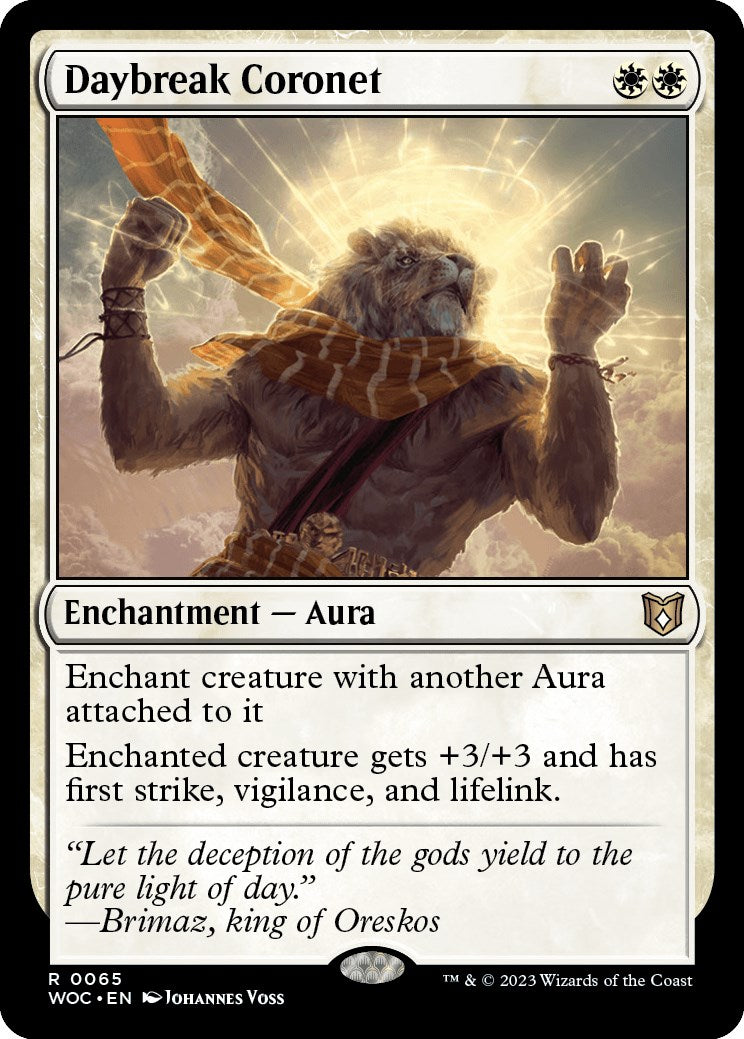 Daybreak Coronet [Wilds of Eldraine Commander] | Anubis Games and Hobby