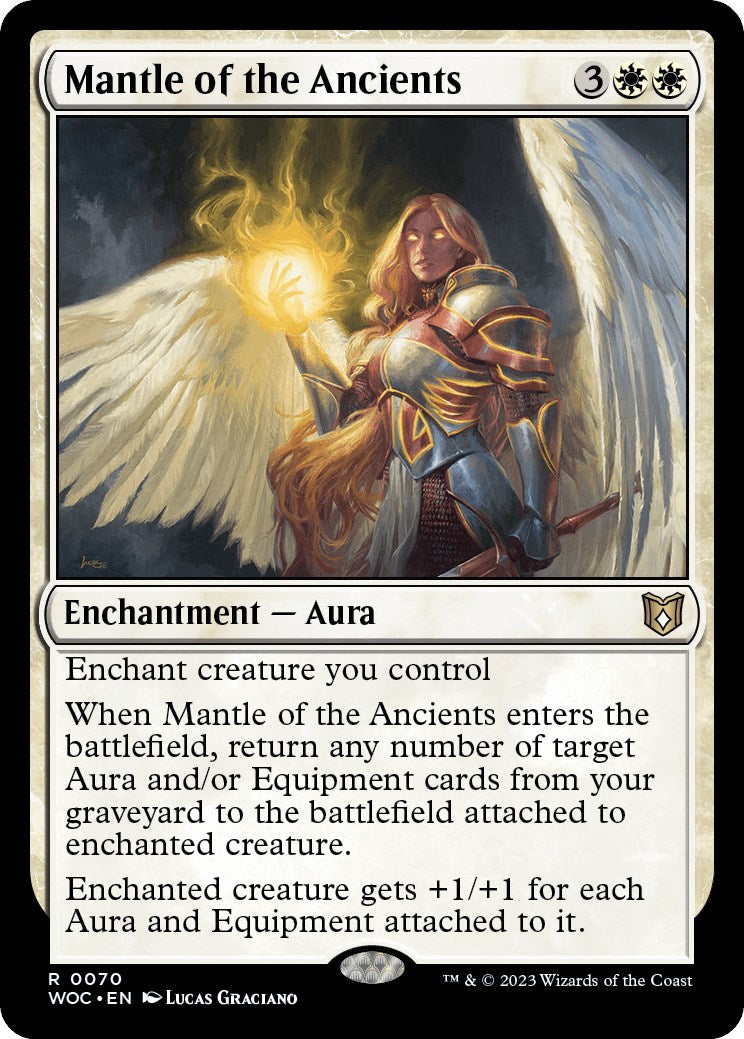 Mantle of the Ancients [Wilds of Eldraine Commander] | Anubis Games and Hobby