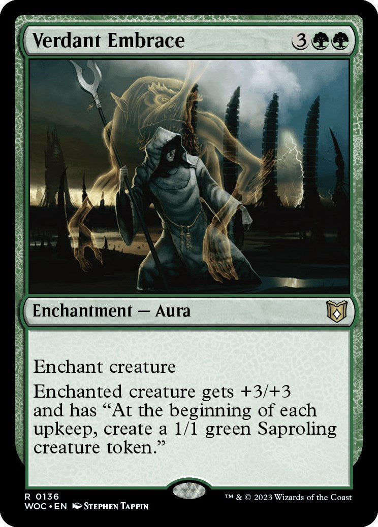 Verdant Embrace [Wilds of Eldraine Commander] | Anubis Games and Hobby