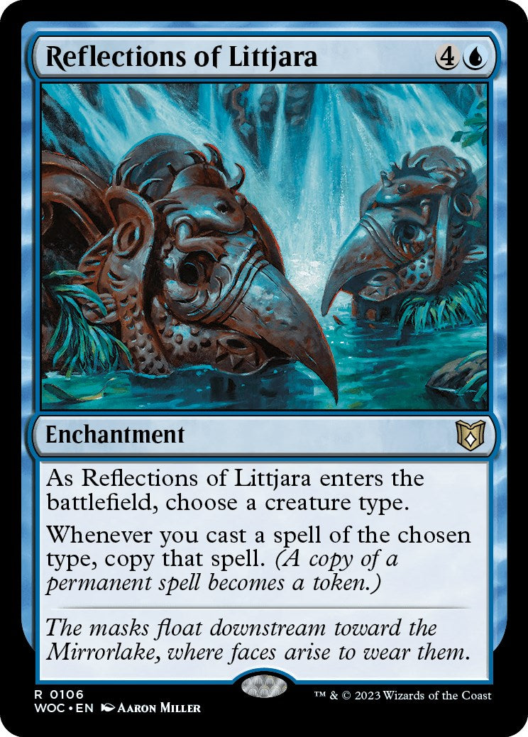 Reflections of Littjara [Wilds of Eldraine Commander] | Anubis Games and Hobby