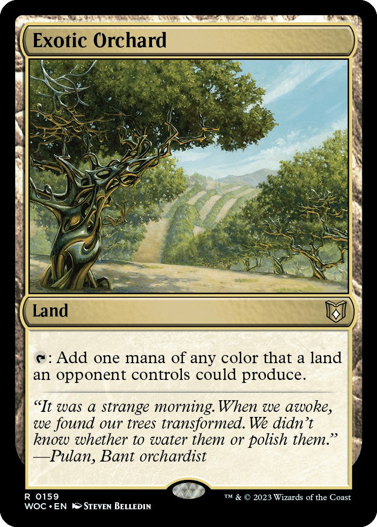 Exotic Orchard [Wilds of Eldraine Commander] | Anubis Games and Hobby