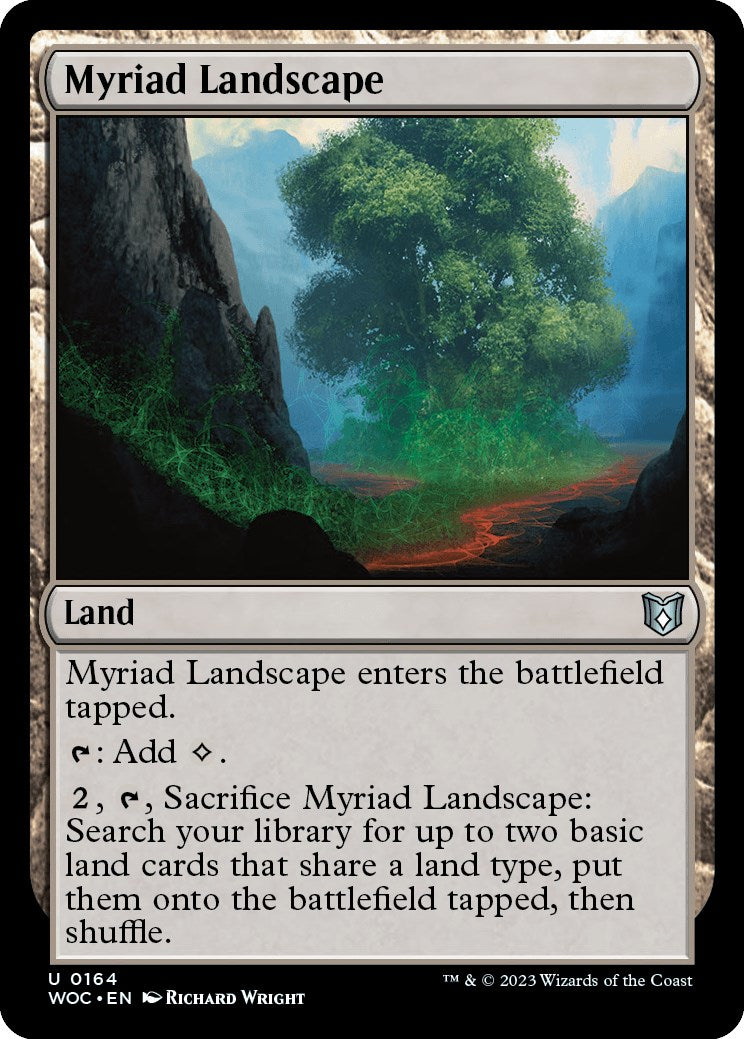 Myriad Landscape [Wilds of Eldraine Commander] | Anubis Games and Hobby